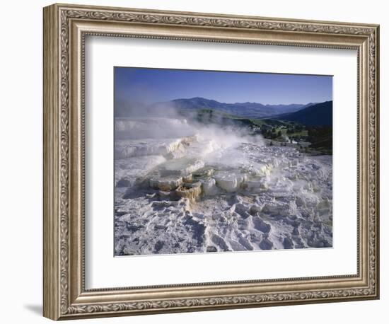 Minerva Spring, Mammoth Hot Springs, Yellowstone National Park, Wyoming-Geoff Renner-Framed Photographic Print