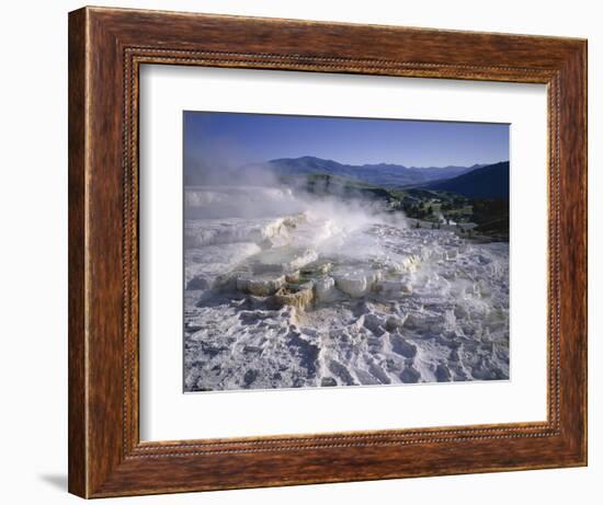 Minerva Spring, Mammoth Hot Springs, Yellowstone National Park, Wyoming-Geoff Renner-Framed Photographic Print