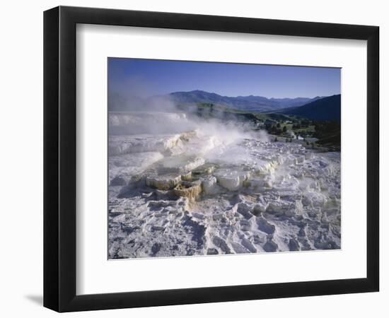 Minerva Spring, Mammoth Hot Springs, Yellowstone National Park, Wyoming-Geoff Renner-Framed Photographic Print