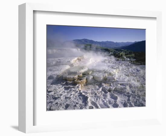 Minerva Spring, Mammoth Hot Springs, Yellowstone National Park, Wyoming-Geoff Renner-Framed Photographic Print