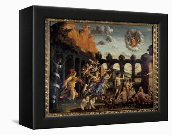 Minerve Chasing Vices from the Vertu Garden Painting by Andrea Mantegna (1431-1506) 15Th Century Su-Andrea Mantegna-Framed Premier Image Canvas