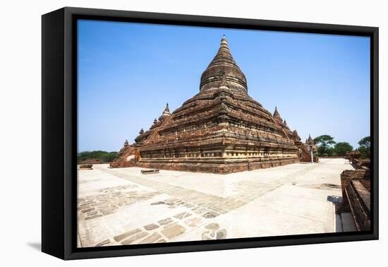 Mingalazedi Pagoda, a Buddhist Stupa Located in Bagan (Pagan), Myanmar (Burma), Asia-Thomas L-Framed Premier Image Canvas