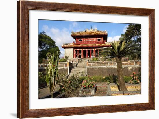 Minh Mang Tomb, UNESCO World Heritage Site, Hue, Vietnam, Indochina, Southeast Asia, Asia-Bruno Morandi-Framed Photographic Print