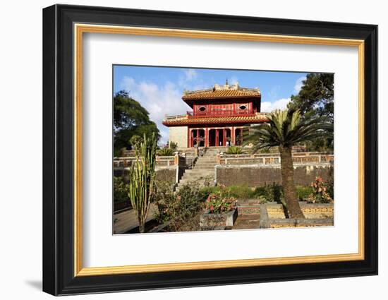 Minh Mang Tomb, UNESCO World Heritage Site, Hue, Vietnam, Indochina, Southeast Asia, Asia-Bruno Morandi-Framed Photographic Print