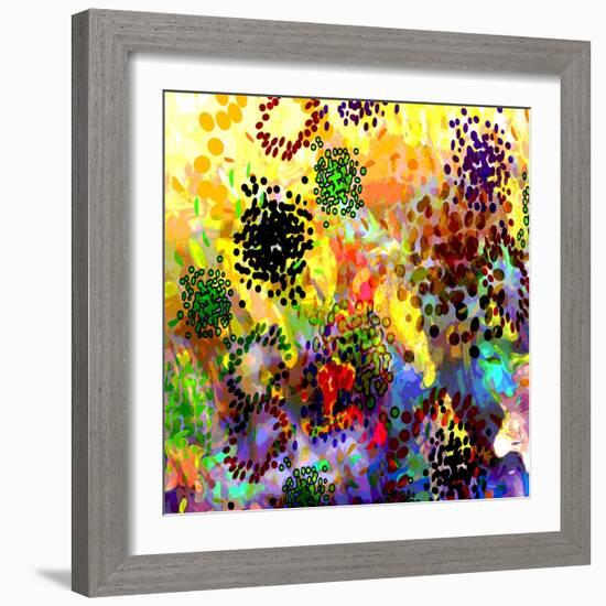 Mini Color Bursts-Ruth Palmer-Framed Art Print