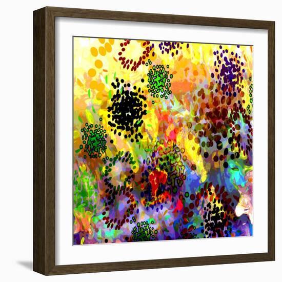 Mini Color Bursts-Ruth Palmer-Framed Art Print