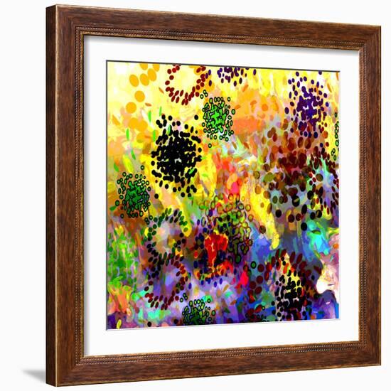 Mini Color Bursts-Ruth Palmer-Framed Art Print