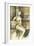 Mini- Contemporary Seated Nude I-Jennifer Goldberger-Framed Art Print