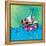 Mini Sailor Jaguar Annimo-null-Framed Stretched Canvas