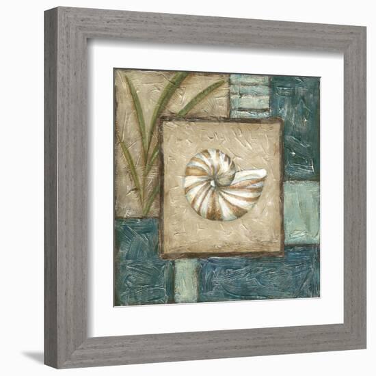 Mini Shell Montage I-Chariklia Zarris-Framed Art Print