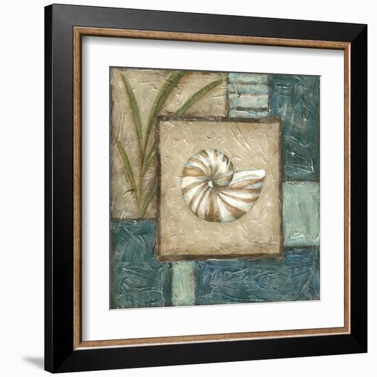 Mini Shell Montage I-Chariklia Zarris-Framed Art Print