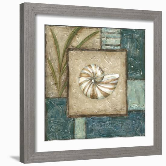 Mini Shell Montage I-Chariklia Zarris-Framed Art Print