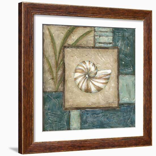 Mini Shell Montage I-Chariklia Zarris-Framed Art Print