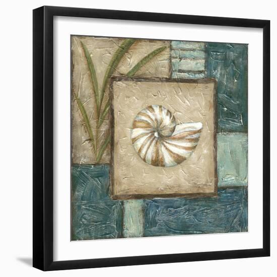 Mini Shell Montage I-Chariklia Zarris-Framed Art Print