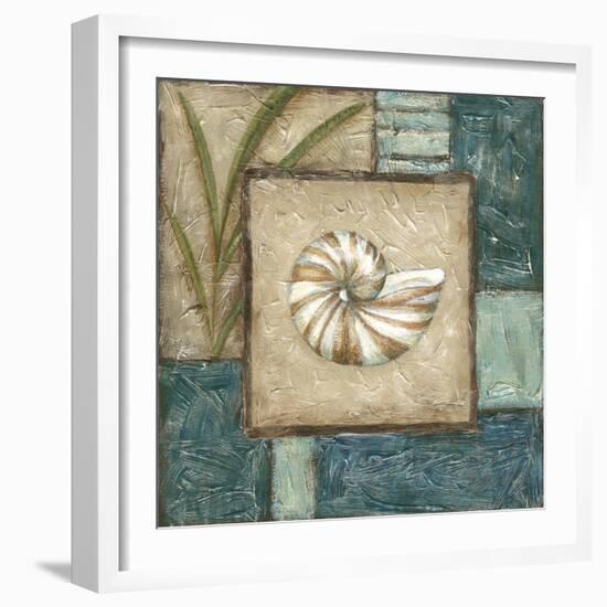 Mini Shell Montage I-Chariklia Zarris-Framed Art Print