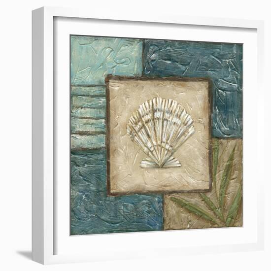 Mini Shell Montage II-Chariklia Zarris-Framed Art Print