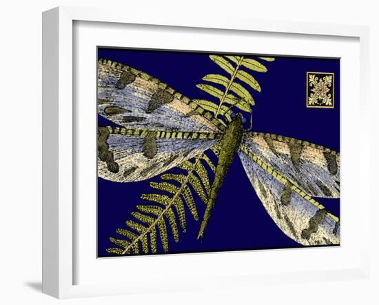 Mini Shimmering Dragonfly I-Vision Studio-Framed Art Print