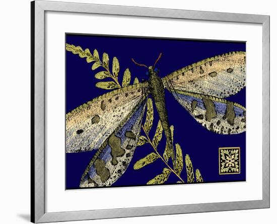 Mini Shimmering Dragonfly III-Vision Studio-Framed Art Print