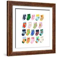 Mini Socks-Hanna Melin-Framed Giclee Print