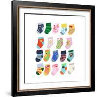 Mini Socks-Hanna Melin-Framed Giclee Print