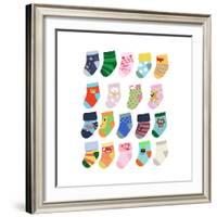 Mini Socks-Hanna Melin-Framed Giclee Print