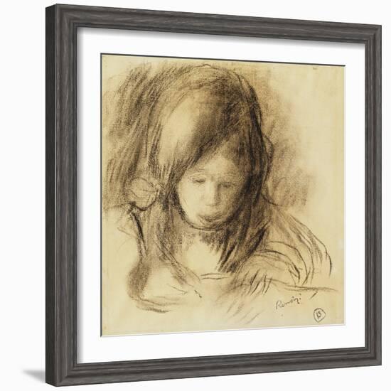 Mini Writer; Coco Ecrivant-Pierre-Auguste Renoir-Framed Giclee Print