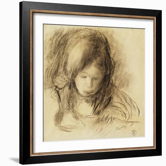 Mini Writer; Coco Ecrivant-Pierre-Auguste Renoir-Framed Giclee Print