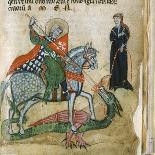 Life of St. George and St. Margaret, Dragon-Miniatore veronese-Art Print