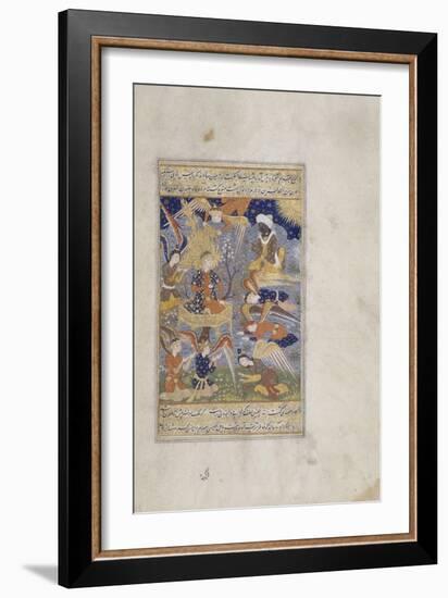 Miniature : Adam entouré d'anges-null-Framed Giclee Print