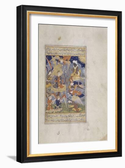 Miniature : Adam entouré d'anges-null-Framed Giclee Print