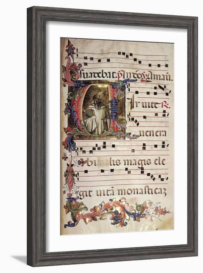 Miniature, Choir of Saint Romuald, Italy 15th Century-Lorenzo Monaco-Framed Giclee Print