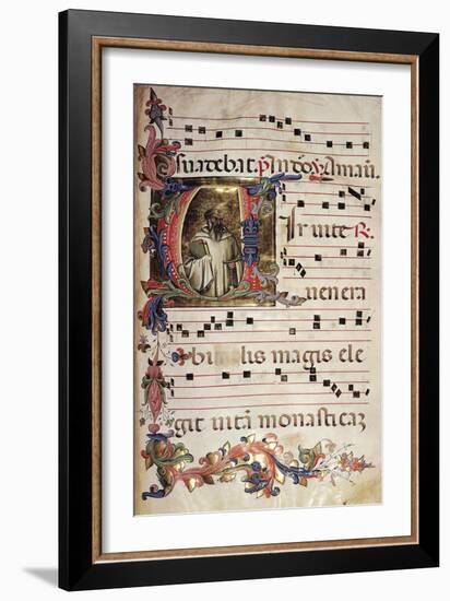 Miniature, Choir of Saint Romuald, Italy 15th Century-Lorenzo Monaco-Framed Giclee Print