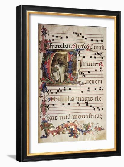Miniature, Choir of Saint Romuald, Italy 15th Century-Lorenzo Monaco-Framed Giclee Print
