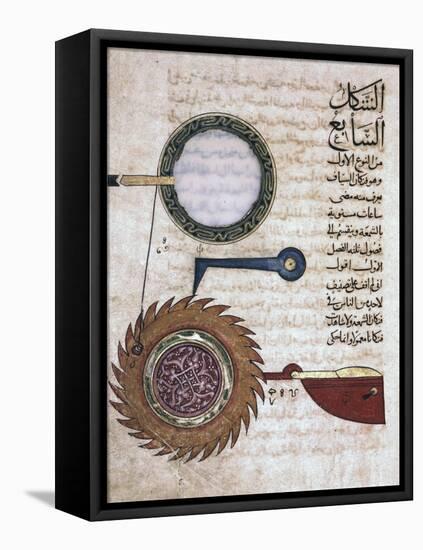 Miniature from a Mamluk copy of the Automata of al Jaziri, Egypt-Werner Forman-Framed Premier Image Canvas