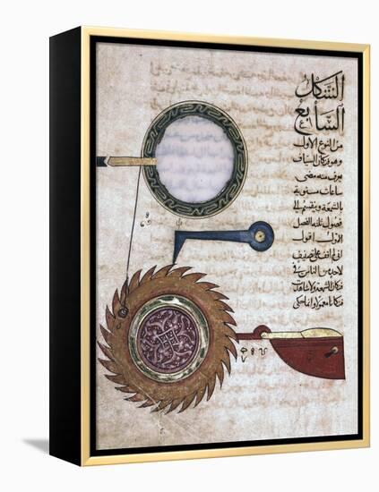 Miniature from a Mamluk copy of the Automata of al Jaziri, Egypt-Werner Forman-Framed Premier Image Canvas