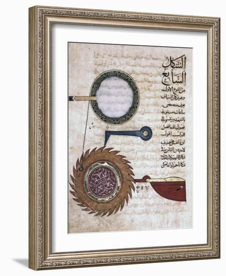Miniature from a Mamluk copy of the Automata of al Jaziri, Egypt-Werner Forman-Framed Photographic Print