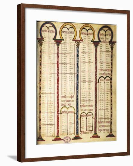 Miniature from the Bible of Danila, 9th Century-null-Framed Giclee Print