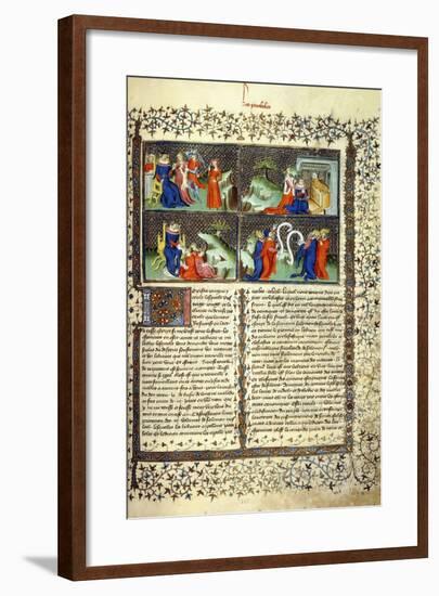 Miniature Illustrating the Judgement of the Mothers-null-Framed Giclee Print