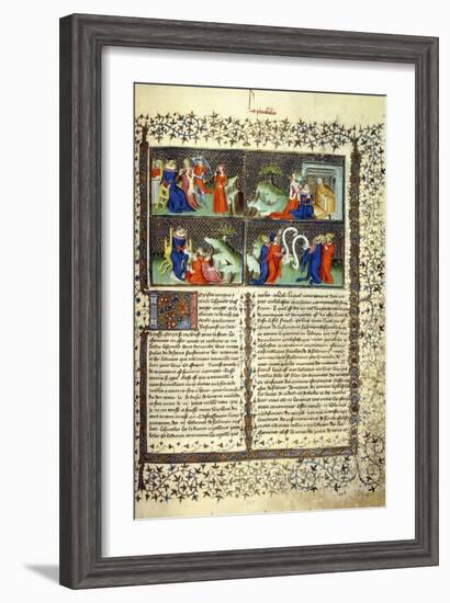 Miniature Illustrating the Judgement of the Mothers-null-Framed Giclee Print