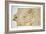 Miniature Nautical Map of the Central Mediterranean, 1560-Matteo Prunes-Framed Giclee Print