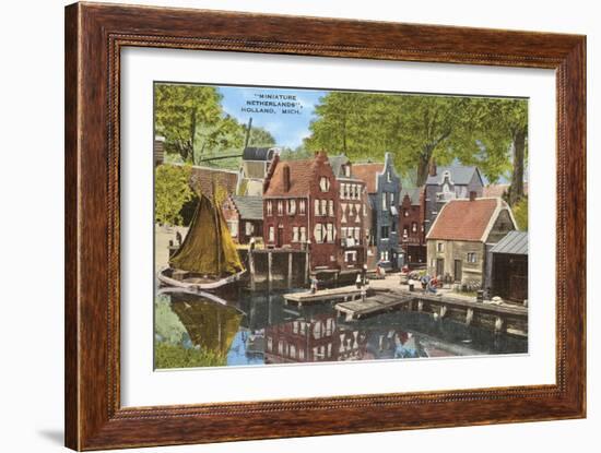 Miniature Netherlands, Holland, Michigan-null-Framed Art Print