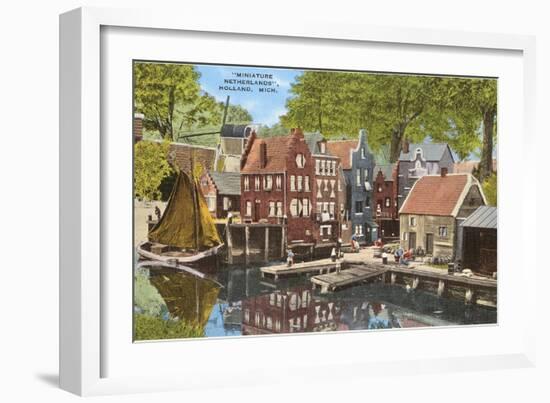 Miniature Netherlands, Holland, Michigan-null-Framed Art Print