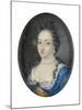 Miniature of Queen Ulrika Eleonora the Elder of Sweden, c.1680-Unknown Artist-Mounted Giclee Print