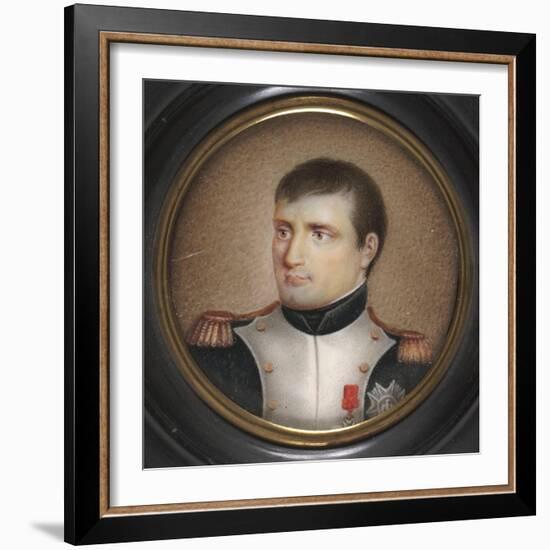 Miniature : Portait de Napoléon Ier-null-Framed Giclee Print