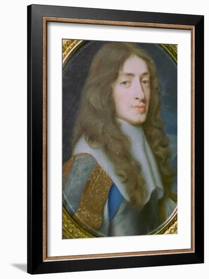 Miniature portrait of King James II of England as the Duke of York. Artist: Samuel Cooper-Samuel Cooper-Framed Giclee Print