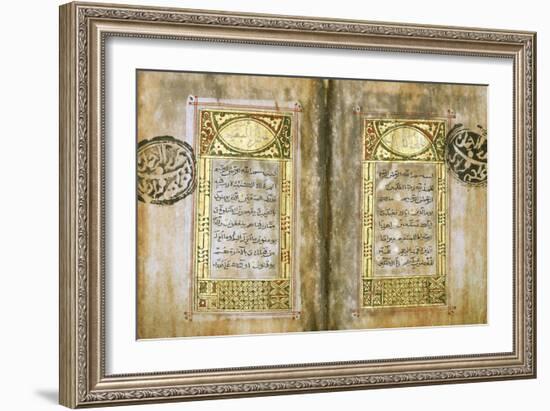 Miniature Qur'An-null-Framed Giclee Print