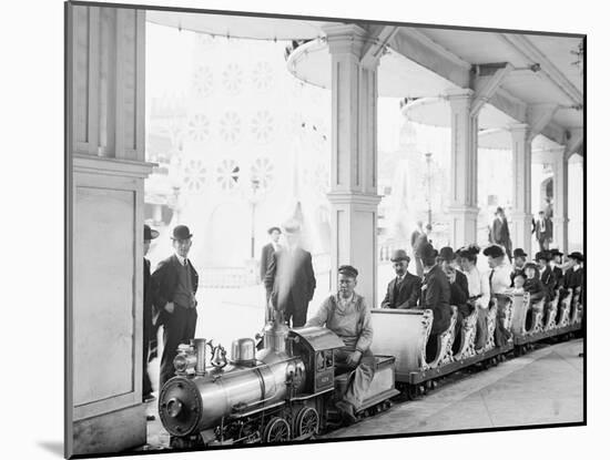 Miniature Railway, Coney Island, New York-null-Mounted Photo