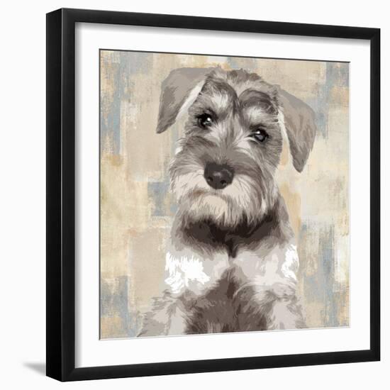 Miniature Schnauser-Keri Rodgers-Framed Art Print