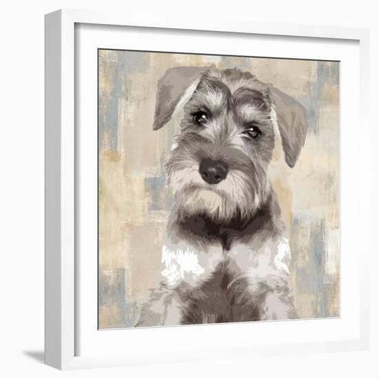 Miniature Schnauser-Keri Rodgers-Framed Art Print