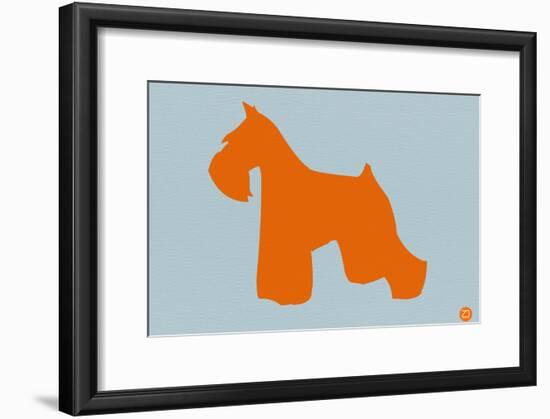 Miniature Schnauzer Orange-NaxArt-Framed Art Print